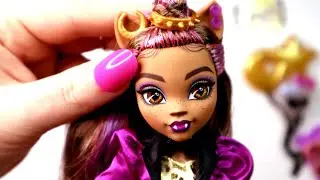 ASMR Doll UNBOXING ✨ Monster High Clawdeen Wolf Monster Ball 🎀 Doll Hair Brushing & Whisper