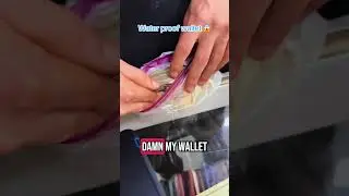 What is a waterproof wallet? #comedy #sonny #money #cash
