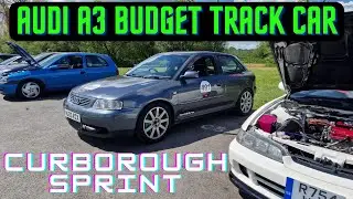 Audi A3 Budget Track Car Curborough Sprint Course Track Day! CLUTCH ISSUES, CURRY, SUPRA'S & VTEC!
