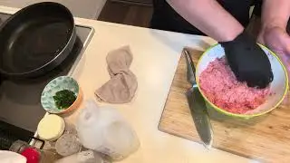 #おっさんの料理　#ハンバーグ