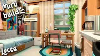 Я построил комнату в общежитии в Sims 4 - мини-скоростная постройка - без CC