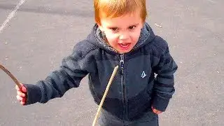 BABY KNIFE FIGHT!