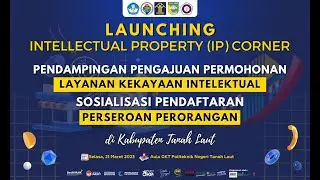 Launching Intellectual Property (IP) Corner di Politeknik Negeri Tanah Laut
