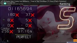 [7.07⭐] nxnqwq | Jeff Williams feat. Casey Lee Williams - Time to Say Goodbye [PikAs Extreme] 97.16%