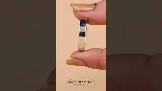 Round Cut Diamond Men's Wedding Band 💎💍 Stylish & Durable Elegance for Him