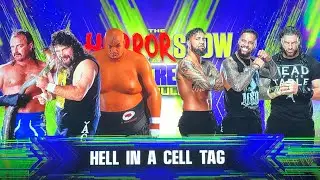 Roman Reigns & The Usos vs. Cactus Jack, Abdullah the Butcher, Jake 