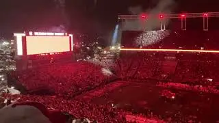 8 minutes to kickoff at Williams-Brice 9/27/25 Go Gamecocks 
