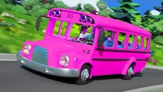 Wheels on the Bus go Round and Round Cocomelon Kids