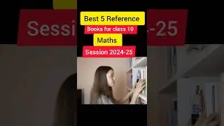 🚀 TOP 5 Reference Books for class 10 CBSE MATHS  #top5   #cbse