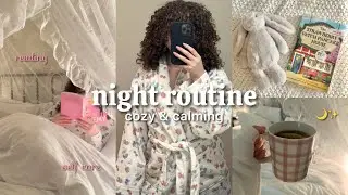 ♡ self care NIGHT ROUTINE ⏾ ⟡ unwind with me | skincare, reading, mini haul & more