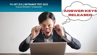 pu cet pg entrance exam 2023||pu cet pg 2023||pu cet pg 2023 answer key