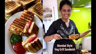 Mumbai Street Food Style Veg Grill Sandwich And Perfect Sandwich Chutney