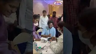 Teja Sajja Donates Blood At #MegaBloodCamp 2025 #TejaSajja #MegaBloodCamp2025 #chiranjeevi