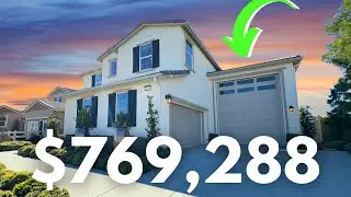 AFFORDABLE LUXURY HOME TOUR | MUST SEE INSANE RV GARAGE 🤯 | New Homes in Menifee, CA