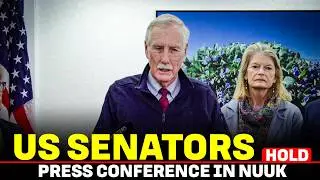 LIVE: U.S. senators holds press briefing after visiting in Nuuk, Greenland
