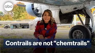 Contrails are not 'chemtrails' and are, in fact, a normal weather occurrence