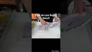 Flier de Lace Raised Stencil