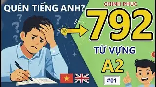 792 Từ Vựng Tiếng Anh A2 Thiết Yếu (Phần 1): Nền Tảng Giao Tiếp Vững Chắc