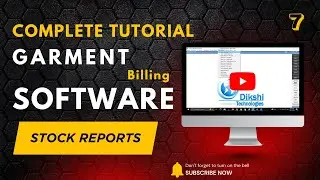 Garments Billing Software Stock Reports Explained | Size, Style, Brand & Item-wise Stock@dikshitec