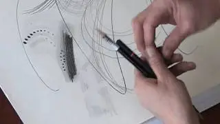 Mark Making with pencils & putty rubber