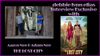 ADAM NEE & AARON NEE talk the fun and challenges of making THE LOST CITY - Exclusive Interview