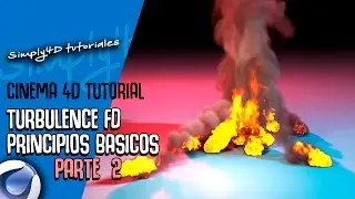 💥🔥TURBULENCE FD PARA CINEMA 4D - PRINCIPIOS BASICOS - parte 2🔥💥