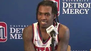 Men's Basketball vs Robert Morris - Postgame with Antoine Davis