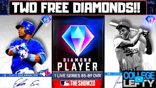How to Unlock TWO Free Diamond Players! 95 Ovr Edwin Encarnacion & Live Series Diamond Pack!