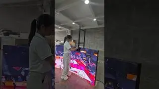 It's that easy to own a seamless curved LED display with zero dead angles.#yuchip #curvedscreen
