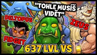 637 LEVEL VS. STINN&Yacute; ZEUS, FIDGET A MONSTER GROTTO - SHAKES AND FIDGET CZ/SK