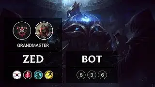 Zed Bot vs Ezreal - KR Grandmaster Patch 9.3