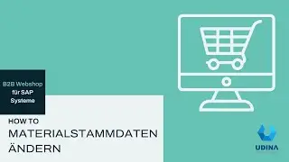 Materialstammdaten einfach h&auml;ndeln: mit dem modernen Online-Shop von UNIORG (UDINA Commerce Trade)