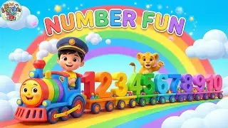 🎉 Number Fun! Learn Numbers 1 to 10 | Counting Song for Kids | Educational Cartoon