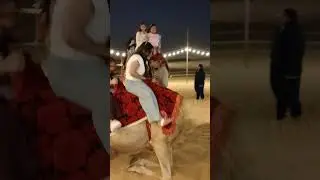camel ride 🐫 🐪 😎 dubai desert safari #short #trending #viral #arabicmusic