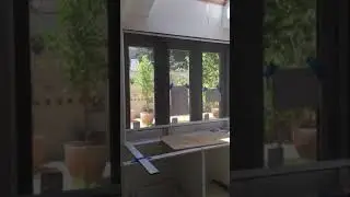 ScreenAway motorised blind and flyscreen