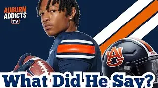 Auburn WR Horatio Fields Talks Baylor | Auburn Football 