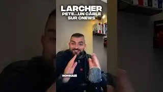 G&eacute;rard Larcher fou de rage sur le plateau de CNEWS @Charbofficiel 