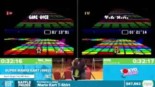 AGDQ 2016 - Super Mario Kart speedrun - Photo finish !