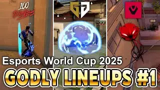 Godly lineups used by pros in Esports World Cup 2025 Part 1【 VALORANT 】