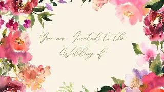 Blank Wedding invitation #weddinginvitation #weddingcard #design