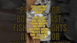SPECIAL OFFER!! CHEAP BALLAST LEAD ONLY $1.29 PER LB - (LIMITED SUPPLY) - (1000 LBS LOT) - ACT FAST!