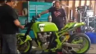 Kawasaki 1135 cc Turbo 1st start.