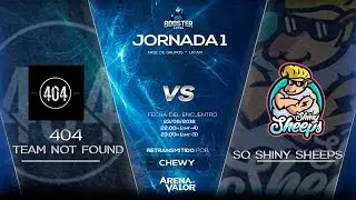 BoosterGaming League | Team 404 vs Shinny Sheeps | Arena of valor | Chewy