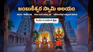 🔱 జంబుకేశ్వర స్వామి ఆలయ రహస్యం |  ఏనుగు – సాలీడు కథ | జల తత్వ పంచభూత క్షేత్రం #Jambukeshwar #shiva