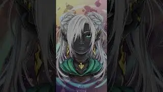 #timelapse 'Drow' #art #fantasy #digitalart #female #drawing  #illustration #dnd #witch #drow