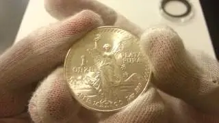 1985 Mexican Mexico Silver Libertad Winged Victoria - Mintage of 2,017,000