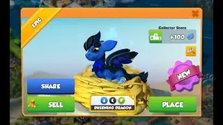 #DML Hatched PETAL and DUSKWING - Dragon Mania Legends