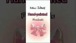Handpainted Products🎀 Handprint Ideas#youtube #handmade #giftideas #diy #shorts #subscribe