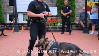Ashland Night Out 2017 - K-9 Demonstration