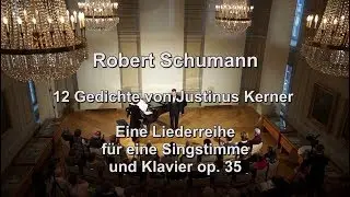 Schumann Kerner-Lieder op.35 Ronald Hein & Christine Hesse live HD
